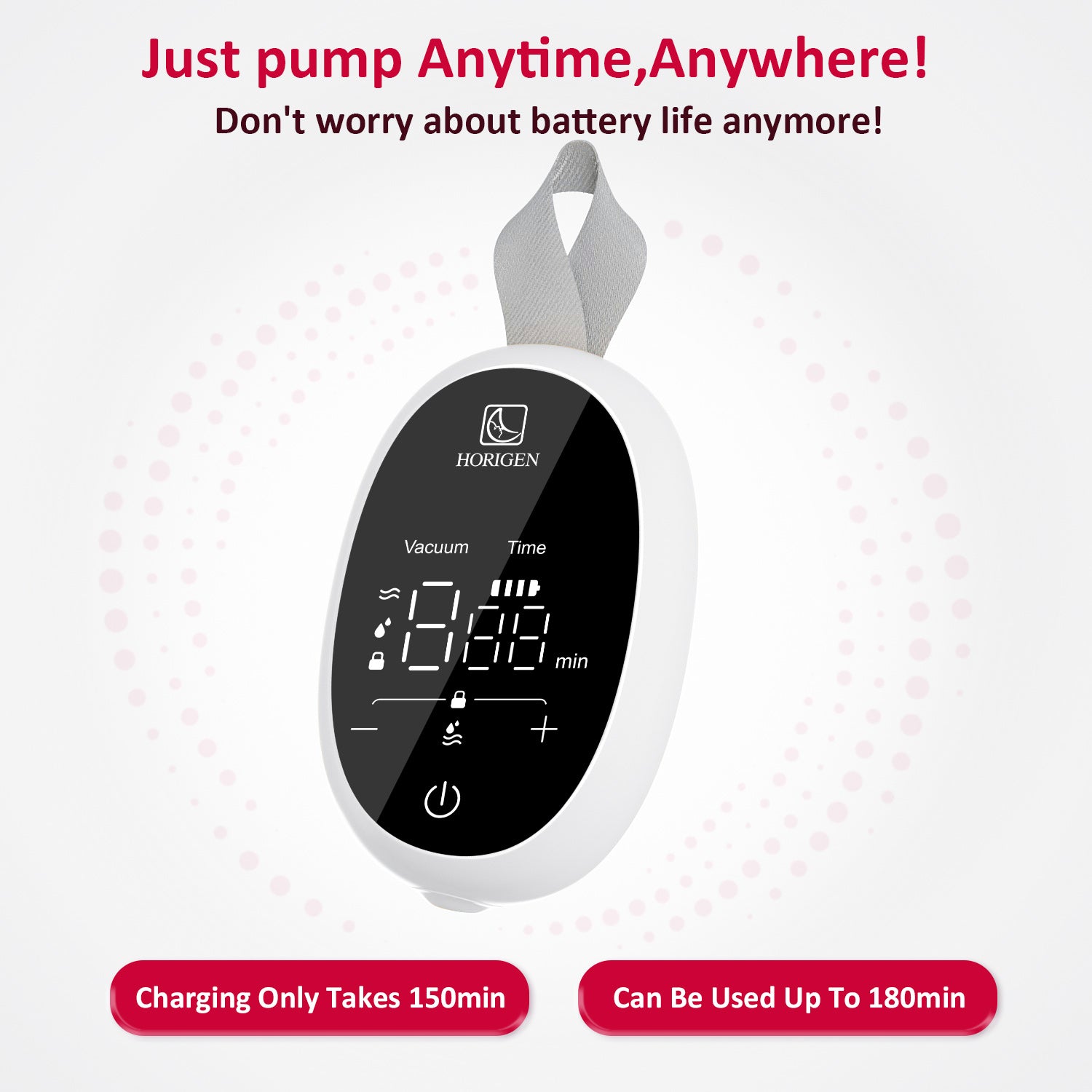 Horigen D6 PINK Electric Hands Free Breast Pump