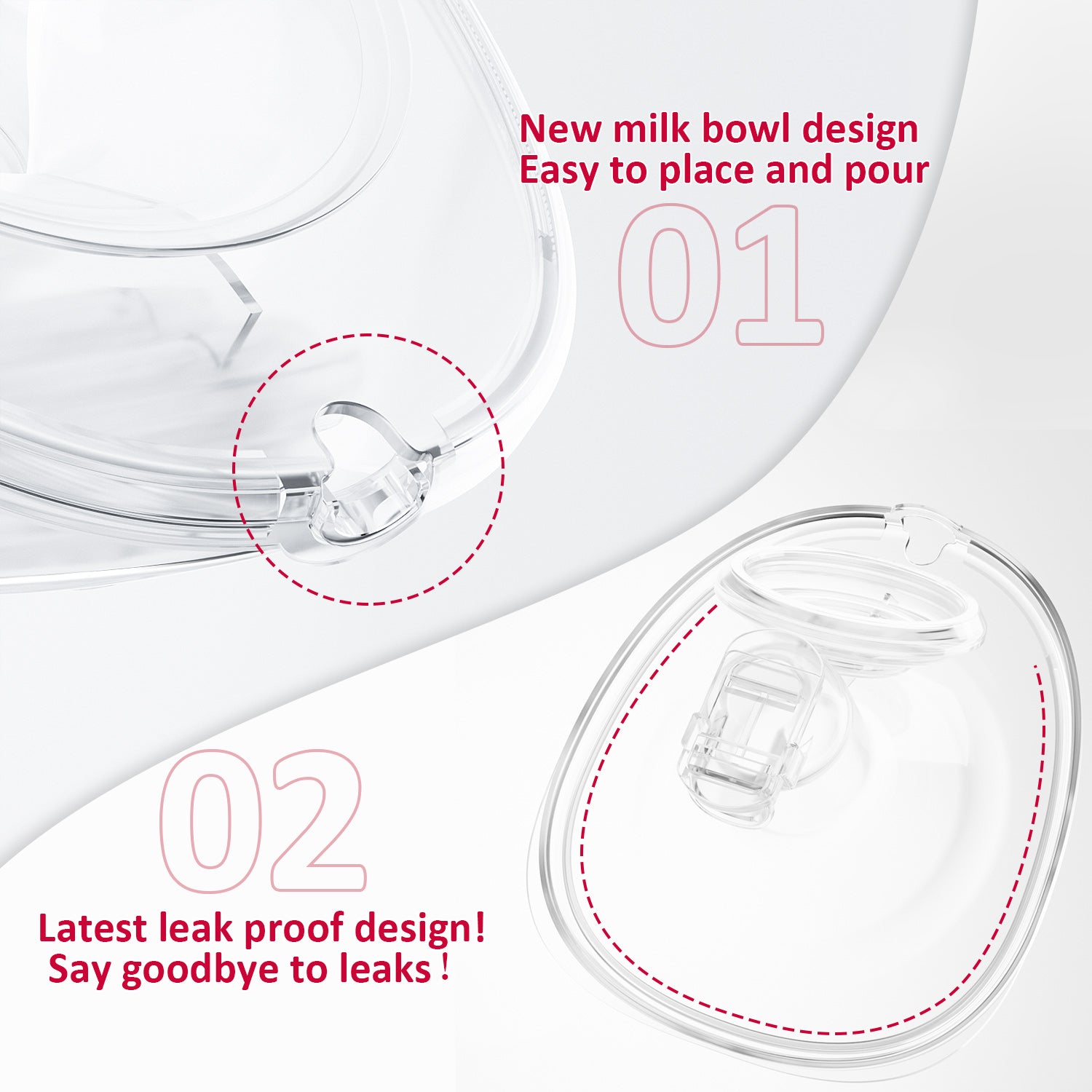 Horigen D6 PINK Electric Hands Free Breast Pump