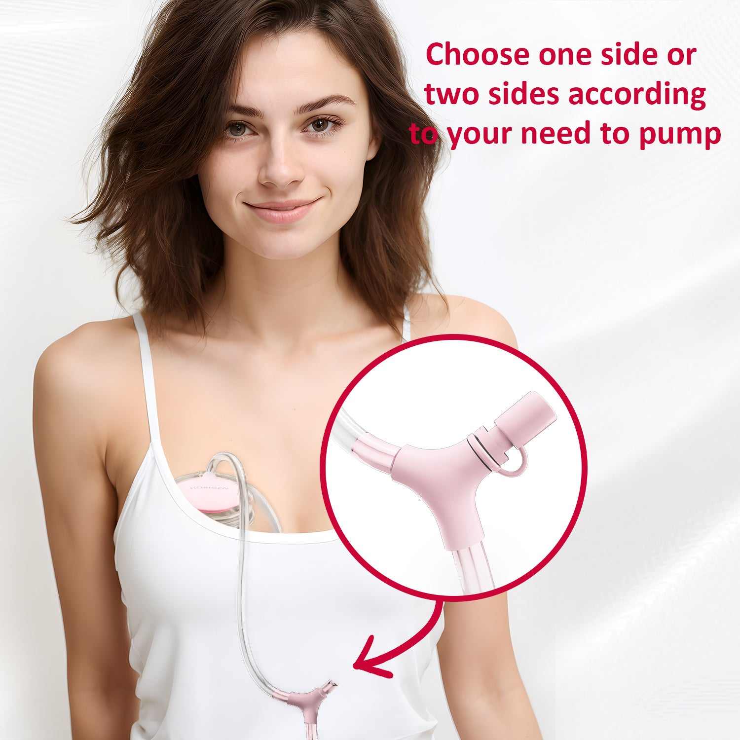 Horigen D6 PINK Electric Hands Free Breast Pump
