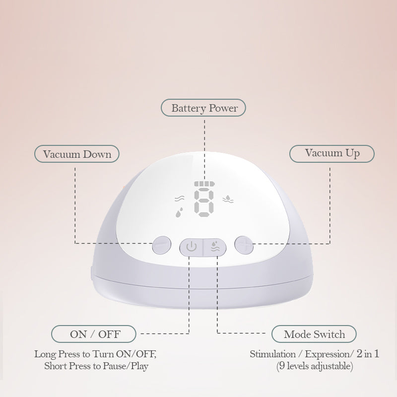 Can Be Wear Hands Free Electric Breast Pump Wearable Pumps 2267Z