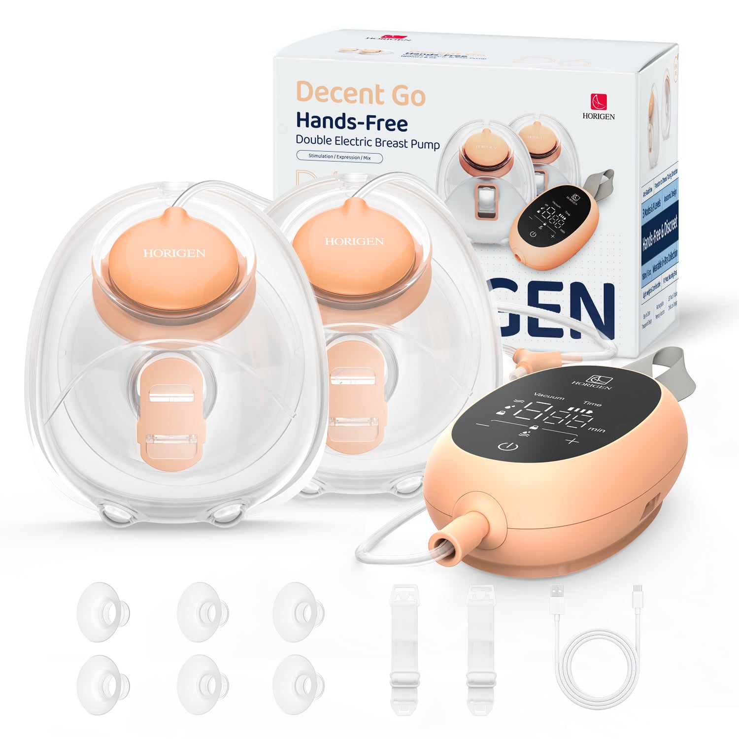 Invisibility Breast Milk Collector Wear in Bra Portable Wearable Breast Pump D6