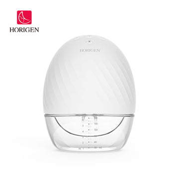 HORIGEN Breast Pumps 2 Modes 5 Suction Levels 180ml White