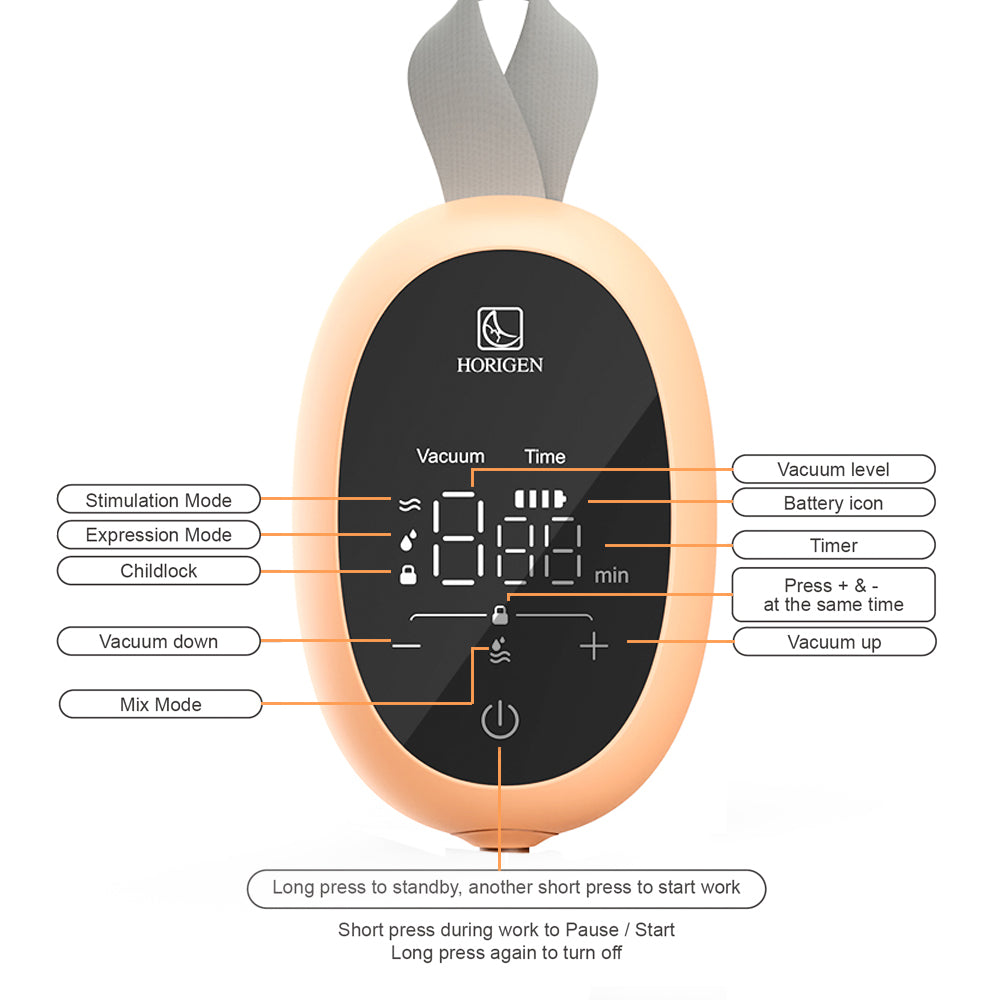 Invisibility Breast Milk Collector Wear in Bra Portable Wearable Breast Pump D6