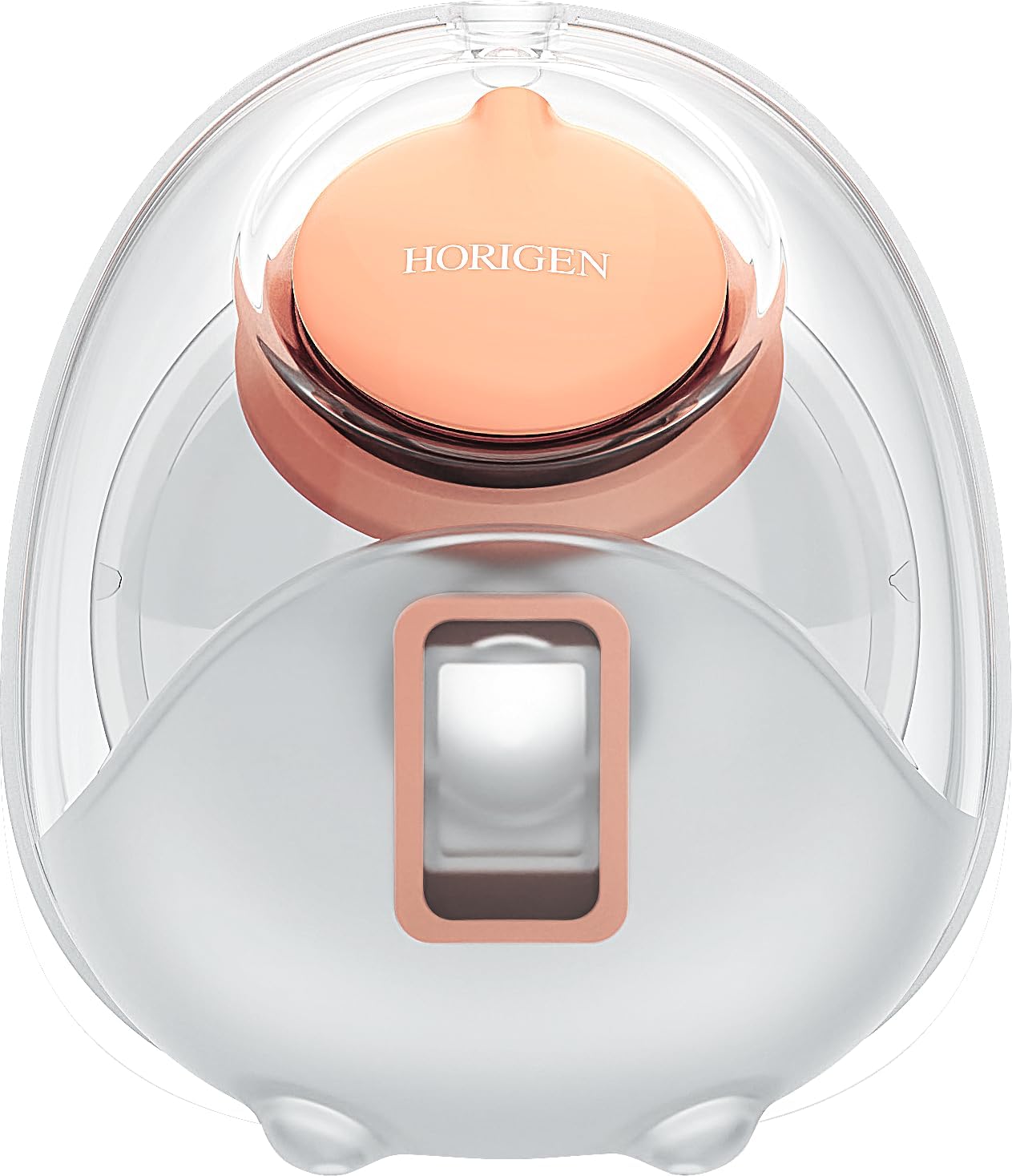 D6 Milk Bowl, Wearable Breast Pump Breastmilk Storage Bottles with Bottle lid Compatible, Wearable Breast Pump Milk Collector Orange 1pack