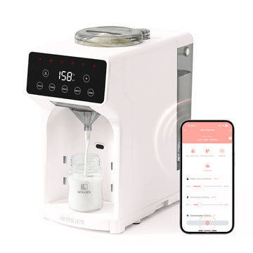 HORIGEN Automatic Baby Formula Maker with App Control, Smart Formula Dispenser with Instant Heating, Adjustable Temperature & Volume, BPA-Free Baby Formula Machine for Night Feeding, Pink